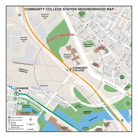 community college station neighborhood map jul  mbtagifts