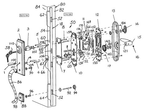 patent  thumb operated door lock assembly google patents