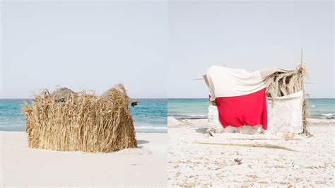 Pictures Of Beach Shelters In Tunisia