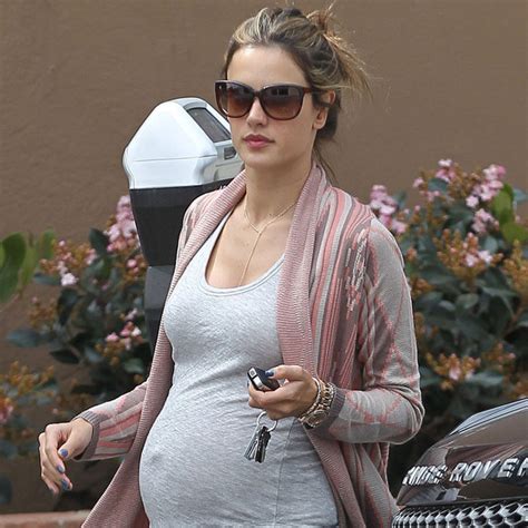 pregnant victoria s secret models pictures popsugar moms