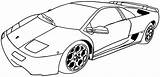 Coloring Car Ferrari Pages Printable Getcolorings Color sketch template