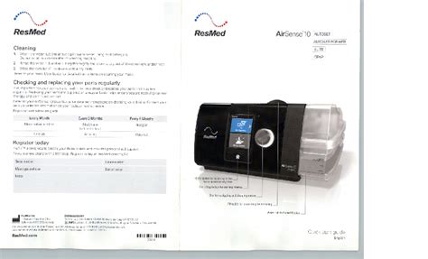 resmed airsense  autoset medical equipment quick start manual  viewdownload