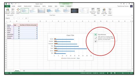 insert charts   excel spreadsheet  excel