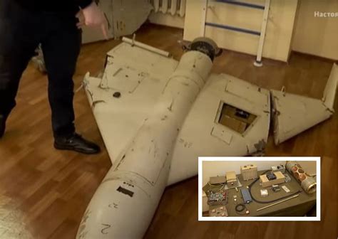 ukraina bedah drone kamikaze geran  mengejutkan sebagian besar berisi komponen barat