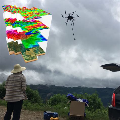 drone magnetometer high resolution airborne magnetometer survey instrument airborne
