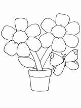 Kids Coloring Flower Color Pages Flowers Printable Popular sketch template