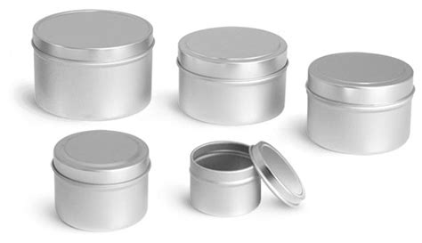 sks science products metal tins cans