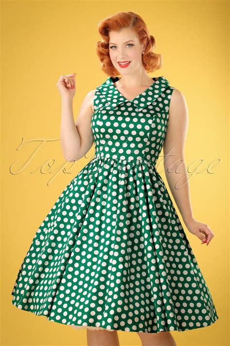 15 1950s Polka Dot Dresses Anmarie337