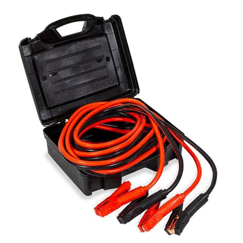 stark  ft heavy duty battery booster jumper cables    home depot