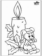 Candle Mouse Jul Fargelegg Annonse sketch template