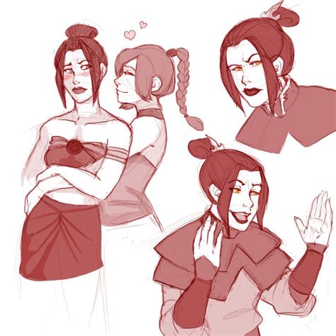 Azula And Ty Lee Sketches Azula X Ty Lee Azula Sketch Avatar Legend