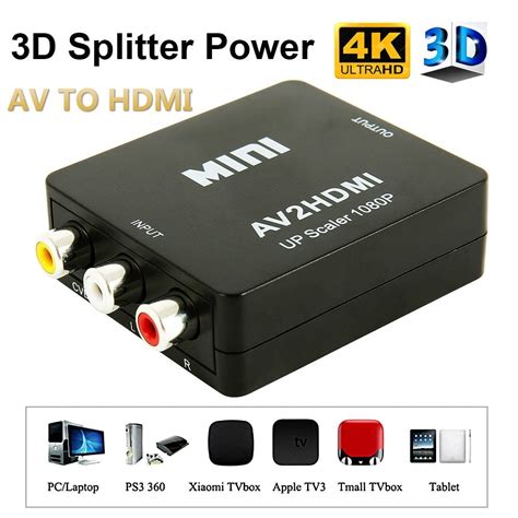 p av  hdmi converter composite av cvbs video adapter walmartcom