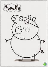 Peppa Pig Porquinha Colorear Coloringhome sketch template