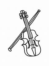 Violin Coloring Pages Musical Printable Instrument Color Coloring4free Drawing 2021 Kids Colouring Print Getdrawings Popular sketch template