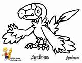 Coloring Pokemon Pages Sigilyph Characters Popular Powerful sketch template