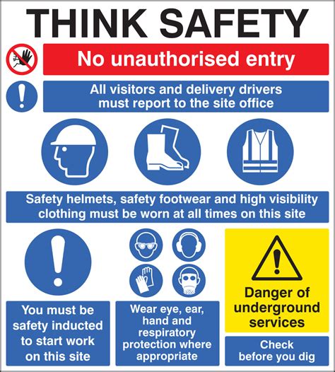 site safety board  ssp print factory