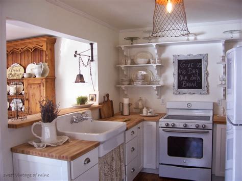 sweet vintage   cottage kitchen update