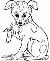 Coloring Pages Dog Baby Color Print Recognition Develop Creativity Ages Skills Focus Motor Way Fun Kids sketch template