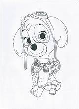 Paw Patrol Skye Coloring Pages Sky Outfit Sport Deviantart Print Sheets Clipart Color Printable Drawing Azcoloring Getcolorings Popular Library Choose sketch template