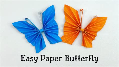 easy paper butterfly  kids nursery craft ideas paper