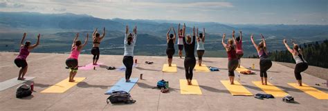 yoga   deck rendezvous mountain rentals