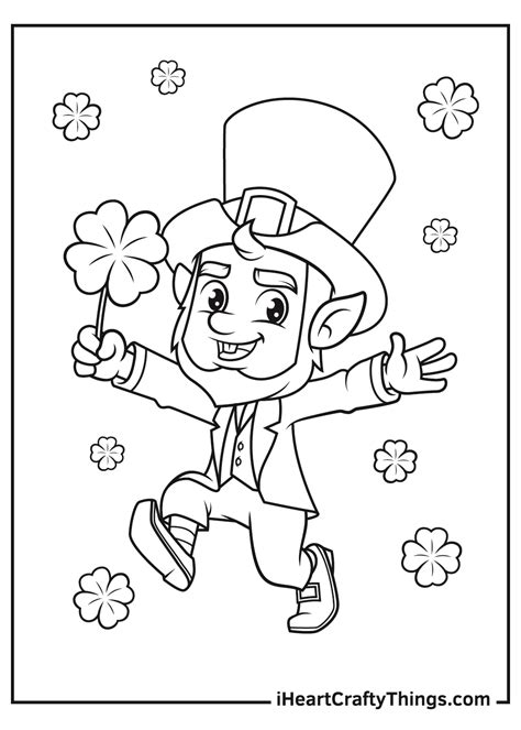 leprechaun coloring pages updated