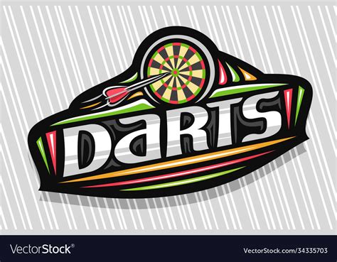 logo  darts royalty  vector image vectorstock