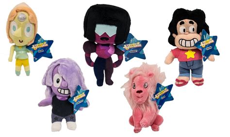 Official Steven Universe 5 Plush Set Of All 5 Toys Includes Steven