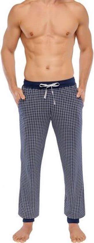 schiesser heren pyjama broek met boord ruitje bolcom