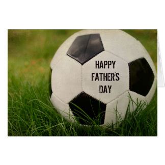 fathers day soccer cards zazzle