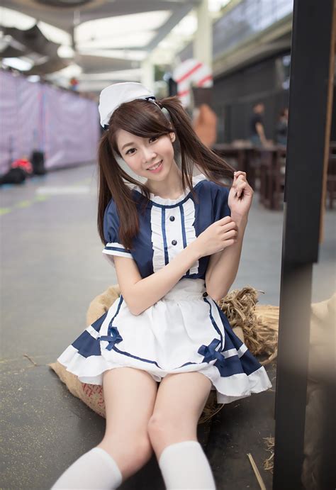 shen qiaoqiao 沈乔乔 cute chinese maid cosplay gravuregirlz