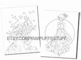 Digital Linearts Yampuff sketch template
