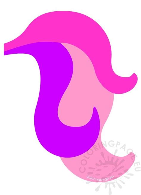unicorn tail template coloring page unicorn tail coloring page