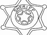 Coloring Badge Police Sheriff Pages Getcolorings Printable Getdrawings Colorin Officer Colorings Color sketch template