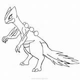 Sceptile Psyduck Gengar Xcolorings Silvally 1200px sketch template