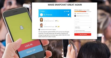 snapchat fans desperate to un update uninstall and reverse upgrade