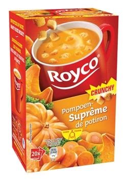royco minute soup pompoensupreme korstjes soep cup  soup officeknallers voor al uw