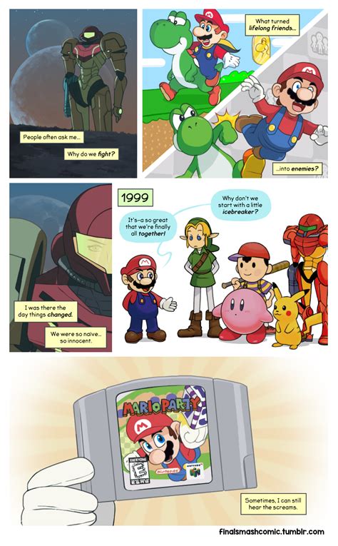 The Origin Of Super Smash Bros Mario Party