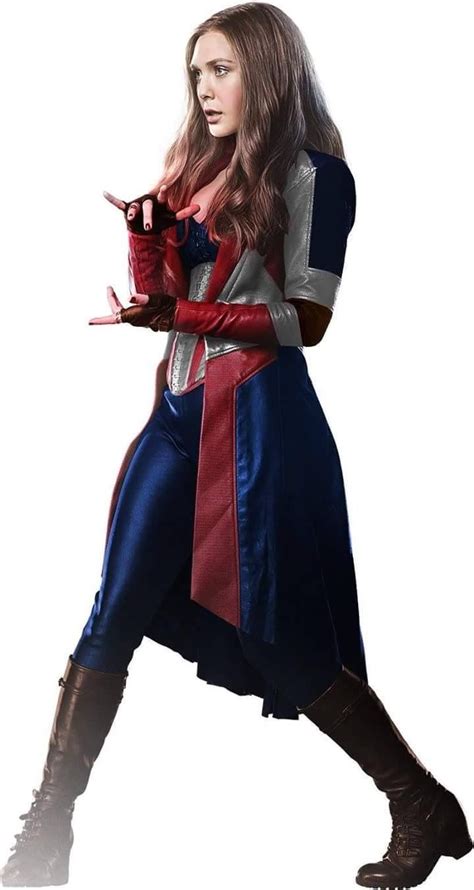 Beautiful Elizabeth Olsen Scarlet Witch Scarlet Witch Costume