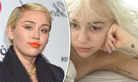 miley cyrus has dozens of x rated photos leaked by hackers celebrity news showbiz and tv