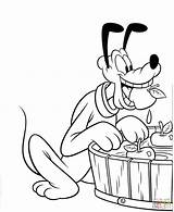 Pluto Kolorowanki Druku Mickey Apples Comiendo Wydruku Pobrania Bestcoloringpagesforkids Manzanas Albanysinsanity Bobbing Goofy Darmowe sketch template