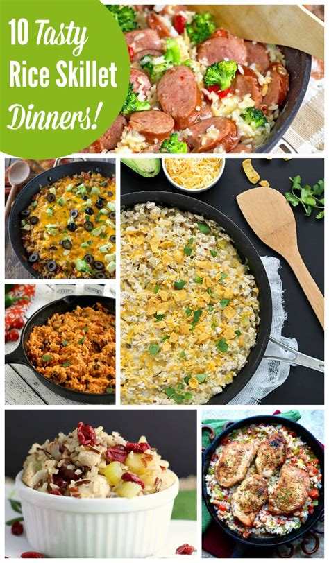 quick  easy rice skillet dinner recipes  weary chef