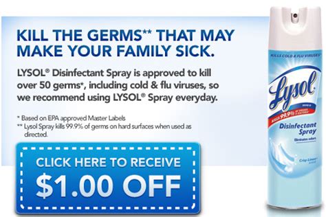lysol disinfecting spray printable coupon