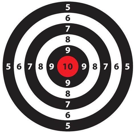 printable targets paper shooting targets shooting targets