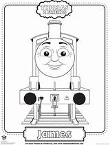 Coloring Pages Train Thomas Tank Friends Printable Engine James Colouring Printables Birthday Bad Print Stripes Case Kids Color Sheets Rocks sketch template