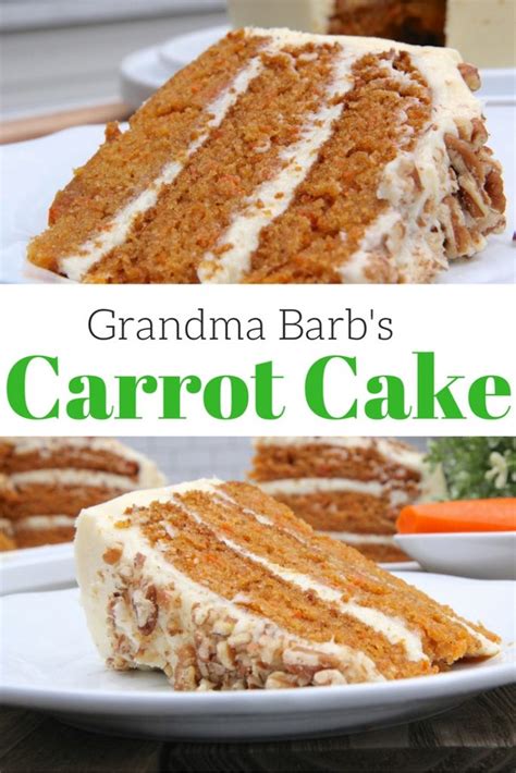grandma barbs carrot cake easy moist