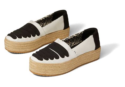 natural platform valencia espadrille shoe toms