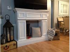 Faux Fireplace Mantle & with Storage Luxury by FatherofWood