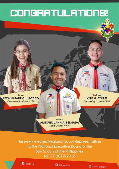 scouts elect  youth reps   neb bsp