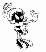 Looney Tunes Marvin Martian Coloringhome sketch template